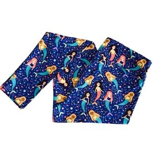 LuLaRoe MERMAID Leggings Purple Aqua Tall & Curvy HTF